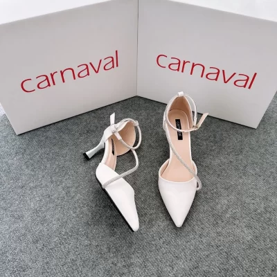 Giày sandal cao gót mũi nhọn