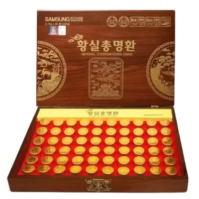 An Cung Imperial Chongmyeong Hwan hộp gỗ 60 viên- SAMSUNG