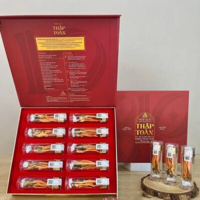 Hộp Quà Đông Trùng Hạ Thảo Thập Toàn 30 con – Thiên Hương Phát