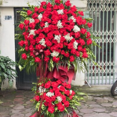 Kệ Hoa Chúc Mừng Đại Hồng Phát