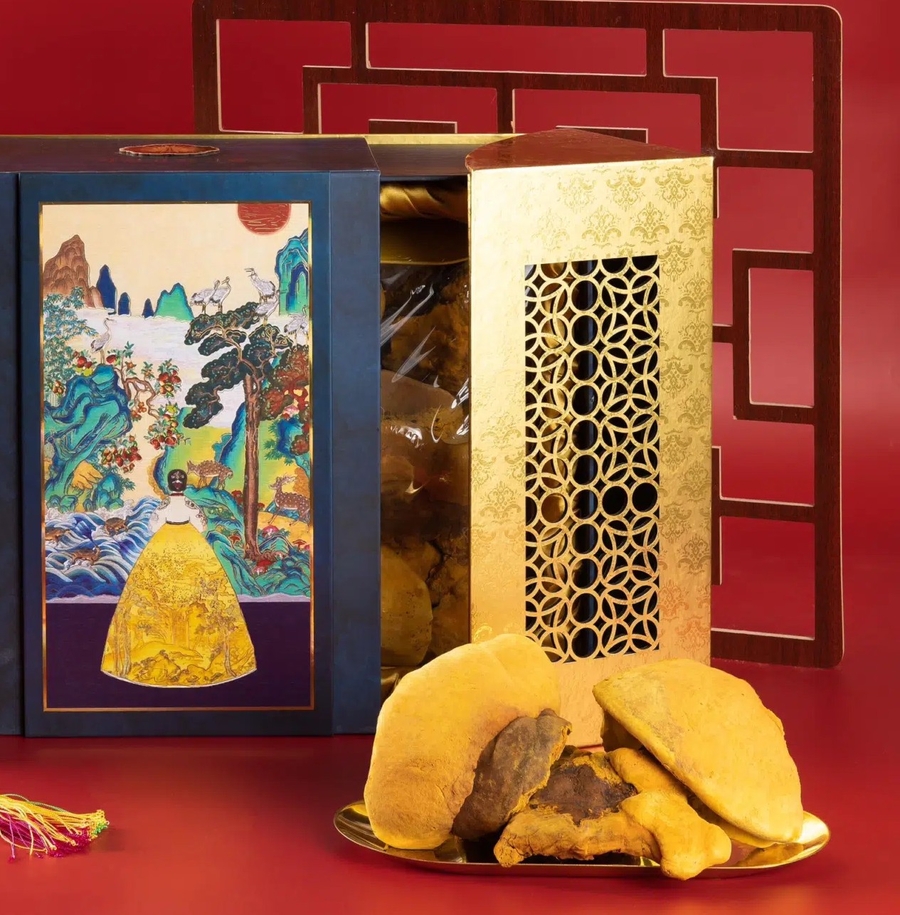 Nấm Linh Chi Thượng Hoàng Cổ Super VIP hộp 1kg – MUGUNGHWA (1)